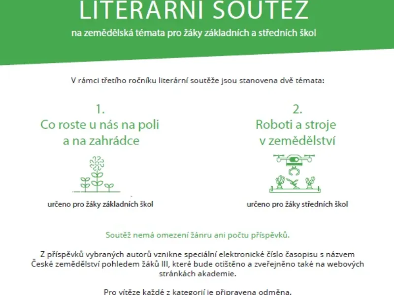 Prodlužujeme termín pro zasílání příspěvků do literární soutěže až do 28. 2. 2021