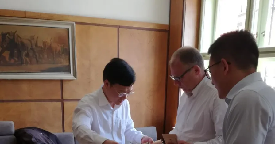 Setkání zástupců ČAZV s čínskou delegací