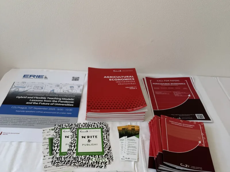 Časopis Agricultural Economics prezentován na mezinárodní vědecké konferenci Agrarian Perspectives