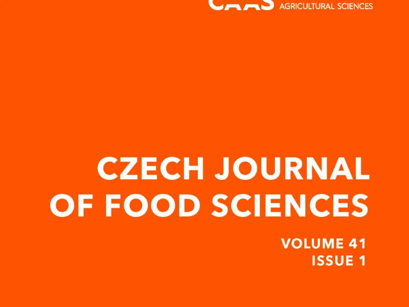 Prezentace časopisu Czech Journal of Food Sciences na CzechFoodChem 2023