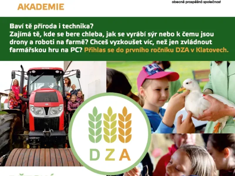 První ročník Dětské zemědělské akademie ve spolupráci s ČAZV