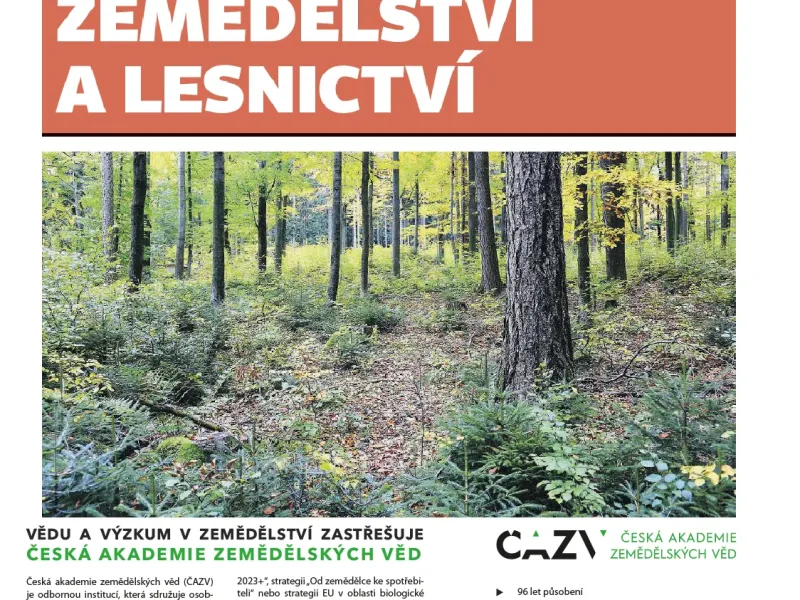 Hospodářské noviny 7/2020: Vědu a výzkum v zemědělství zastřešuje Česká akademie zemědělských věd