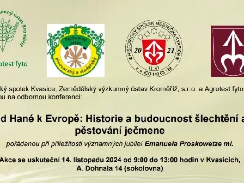 Od Hané k Evropě: Historie a budoucnost šlechtění a pěstování ječmene