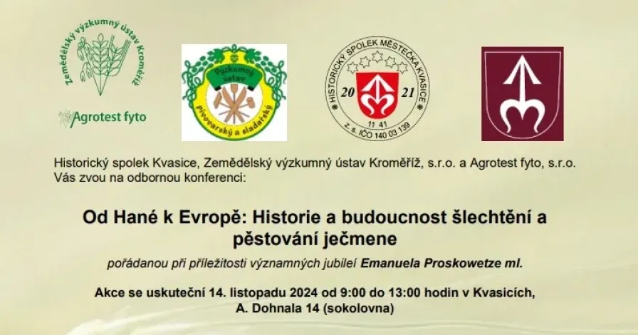 Od Hané k Evropě: Historie a budoucnost šlechtění a pěstování ječmene