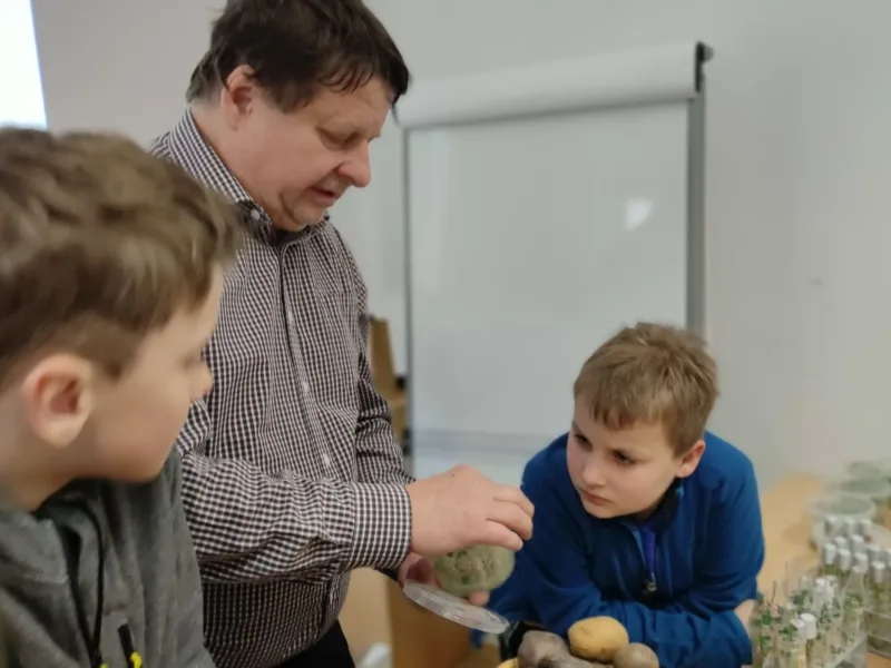 Přednáška o bramborách v rámci Dětské zemědělské akademie