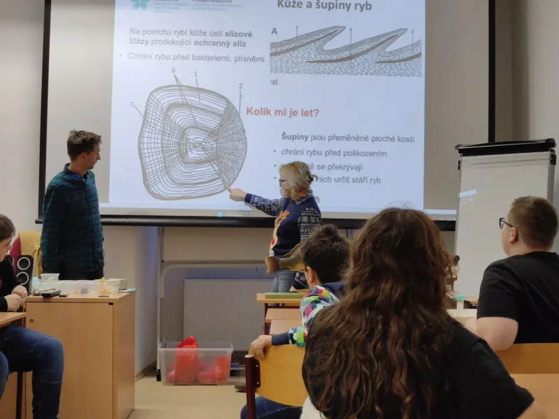 Přednáška na téma „Vodní říše“ v rámci Dětské zemědělské akademie