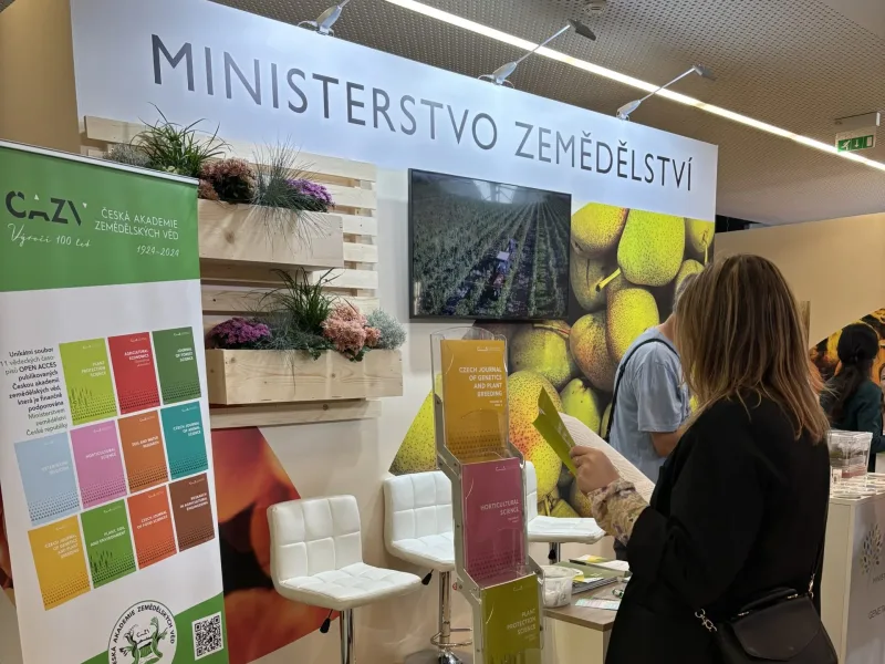Propagace časopisů na výstavě  Flora Olomouc – Hortikomplex 2024
