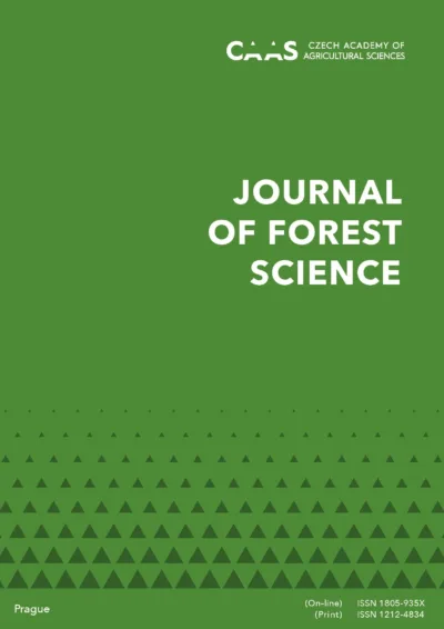 Obálka časopisu Journal of Forest Science