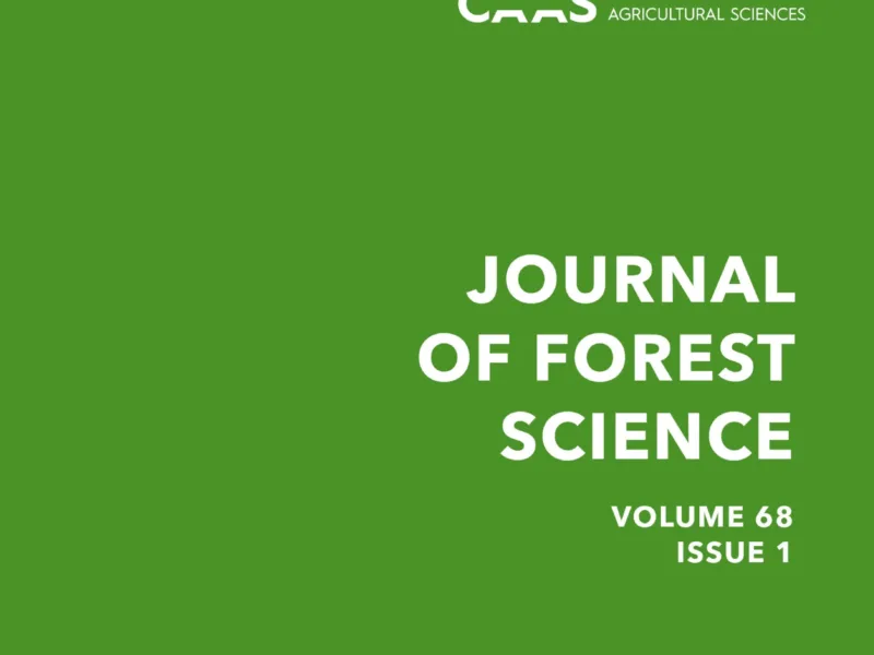 Publikováno tematické číslo časopisu Journal of Forest Science