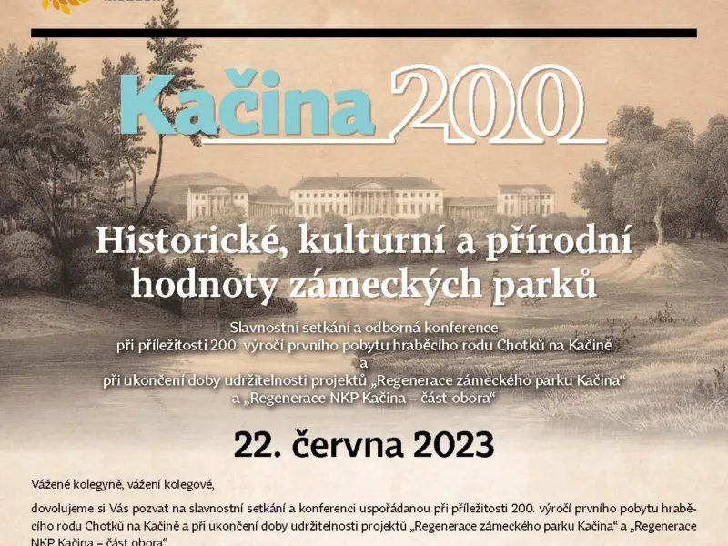 Konference Historické, kulturní a přírodní hodnoty zámeckých parků