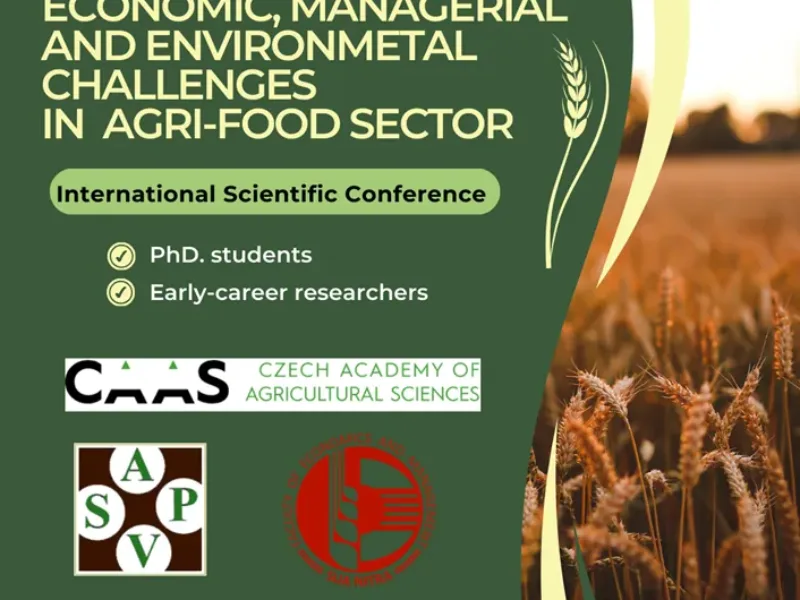 Mezinárodní vědecká konference „Economic managerial and environmental challanges in Agri-food sector“