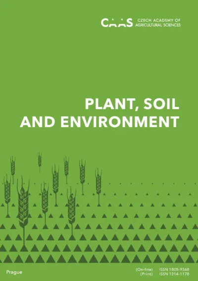 Obálka časopisu Plant, Soil and Environment