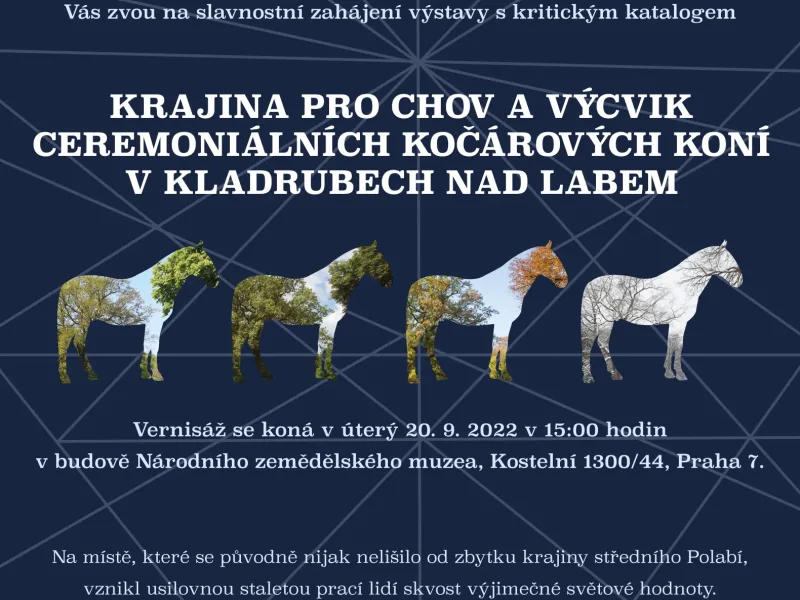 Krajina pro chov a výcvik ceremoniálních kočárových koní v Kladrubech nad Labem