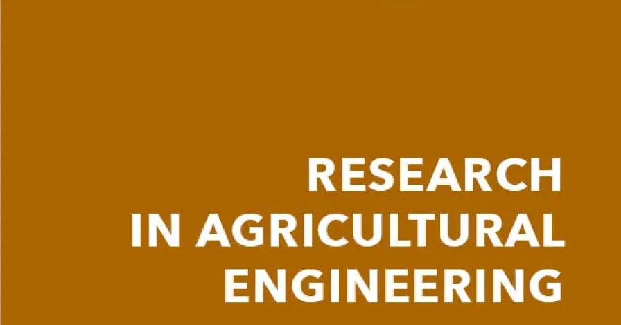 Publikováno tematické číslo časopisu Research in Agricultural Engineering