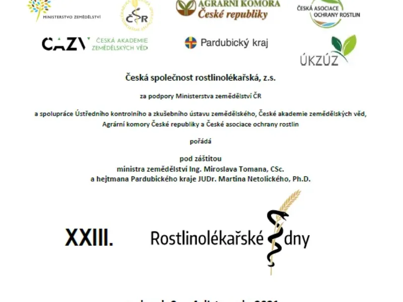 XXIII. Rostlinolékařské dny