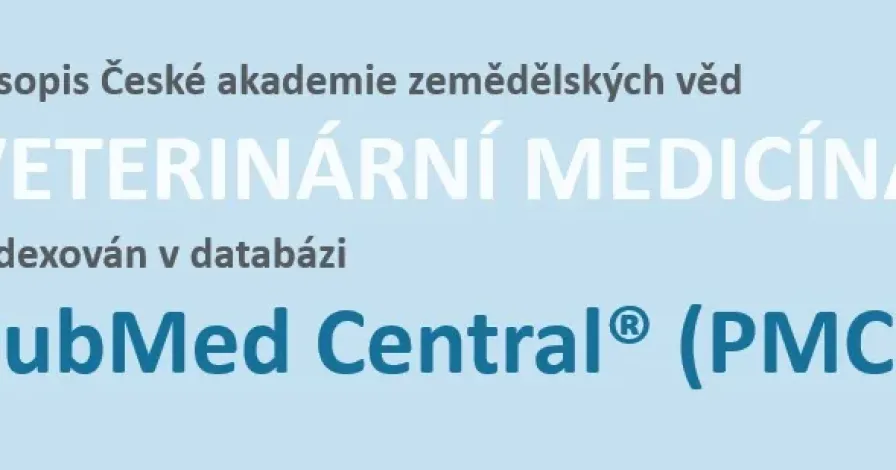 Veterinární Medicína journal indexed in PubMed Central database