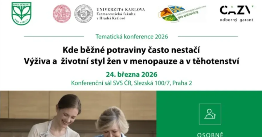 Kde běžné potraviny často nestačí – výživa a životní styl žen v menopauze a v těhotenství