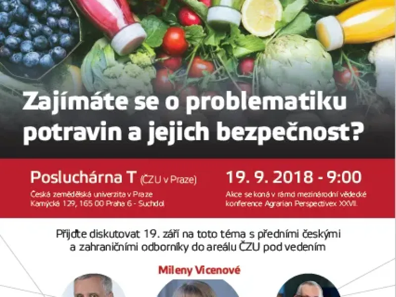 Diskuse na téma „POTRAVINOVÁ BEZPEČNOST – BEZPEČNOST POTRAVIN“
