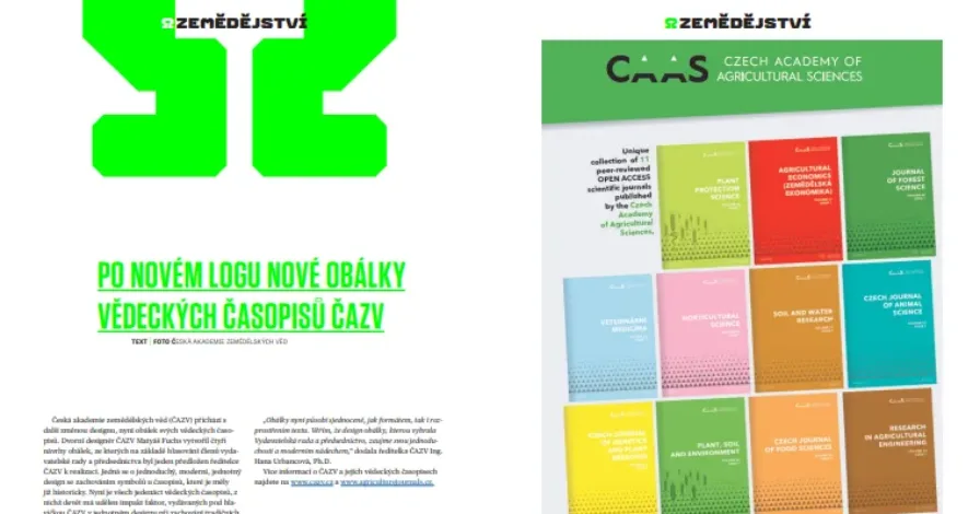 Novinky o ČAZV v časopise Zemědělská škola