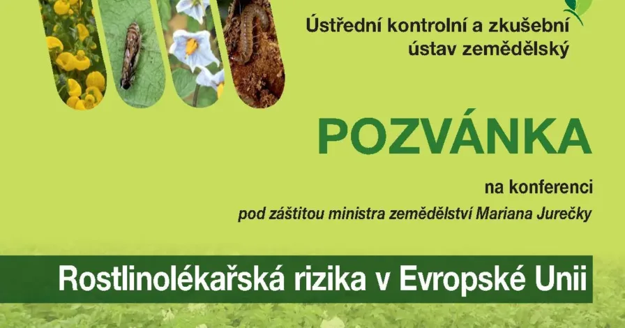 Pozvánka na konferenci „Rostlinolékařská rizika v Evropské unii“