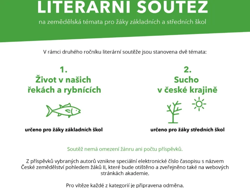 Píšete rádi a zajímá Vás příroda kolem nás? Pak se přihlaste do literární soutěže ČAZV