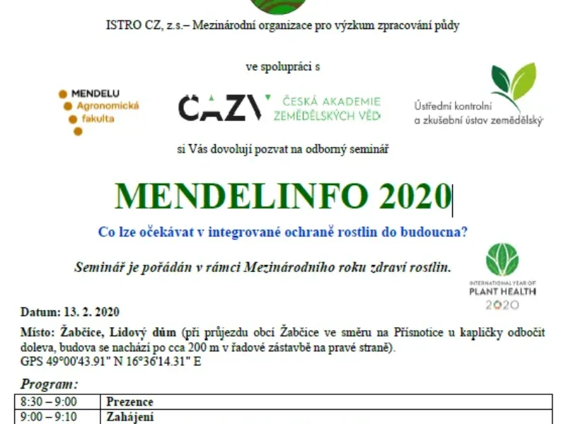 MENDELINFO 2020