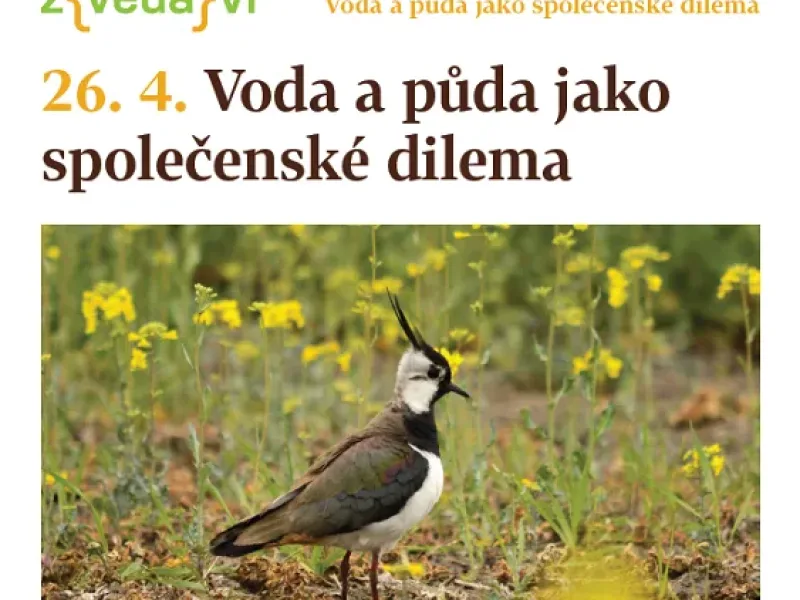 Přednáška „Voda a půda jako společenské dilema“