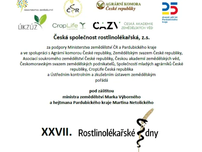 XXVII. Rostlinolékařské dny