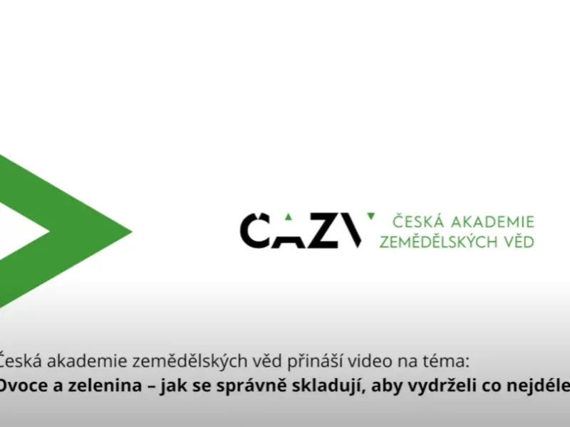 Druhé video na téma ovoce a zelenina, tentokrát o skladování