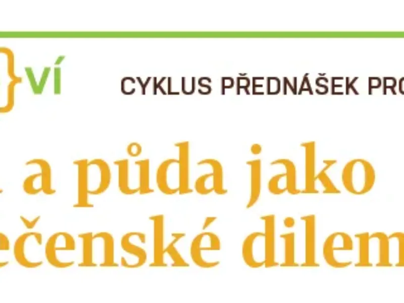 Národní zemědělské muzeum v Praze nabídne cyklus přednášek na téma vody a půdy