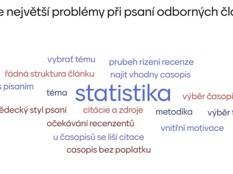 Zpráva z workshopu „Piš a publikuj, aneb Jak připravit vědecký rukopis“