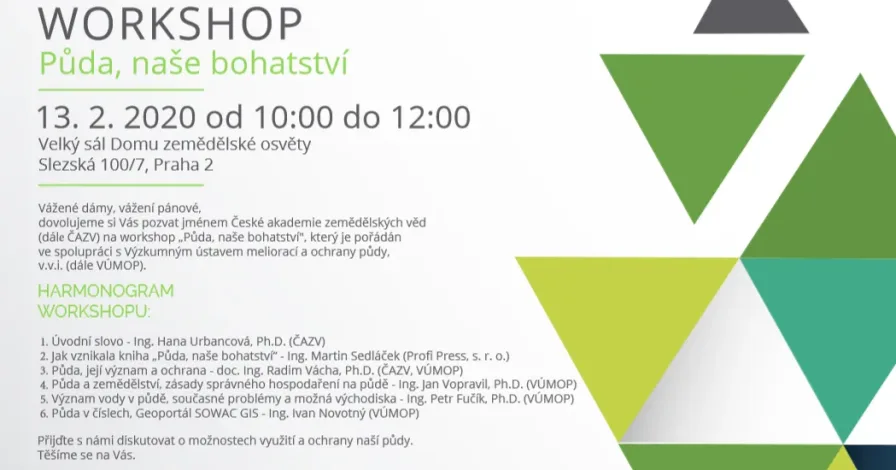 Workshop na téma „Půda, naše bohatství“
