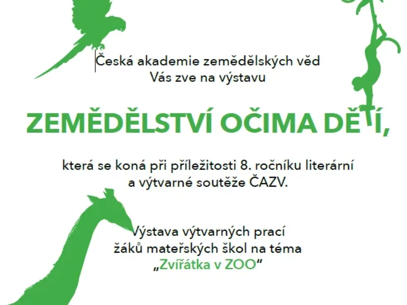 Pozvánka na výstavu „Zemědělství očima dětí“