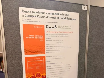 Prezentace časopisu Czech Journal of Food Sciences na symposiu CzechFoodChem2026
