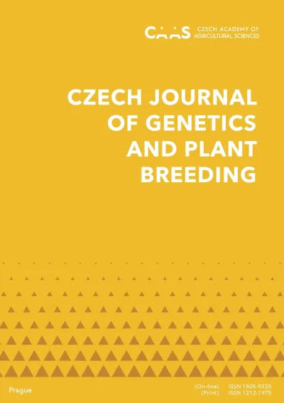 Obálka časopisu Czech Journal of Genetics and Plant Breeding