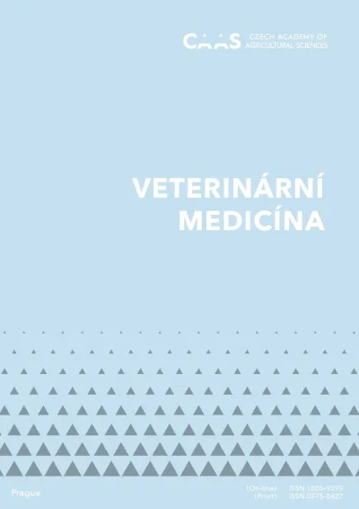 Obálka časopisu Veterinární medicína