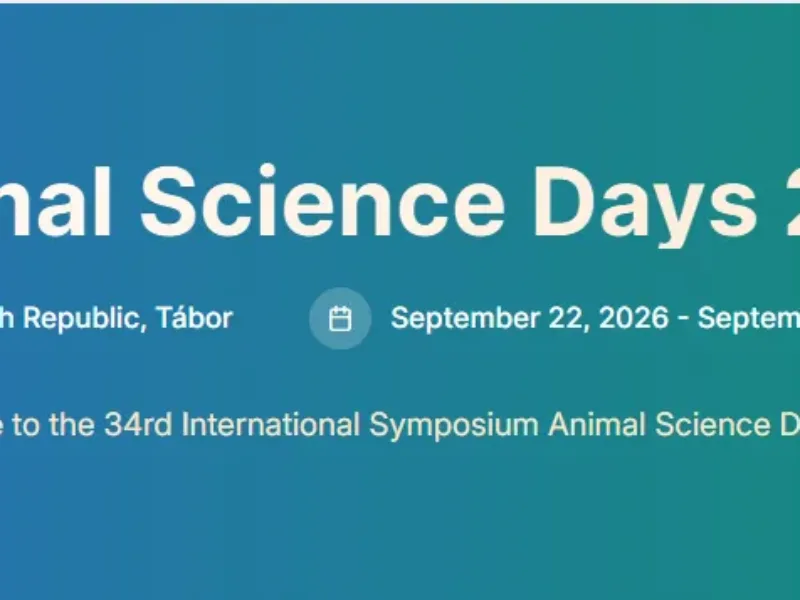 ČAZV partnerem mezinárodního sympozia Animal Science Days 2026